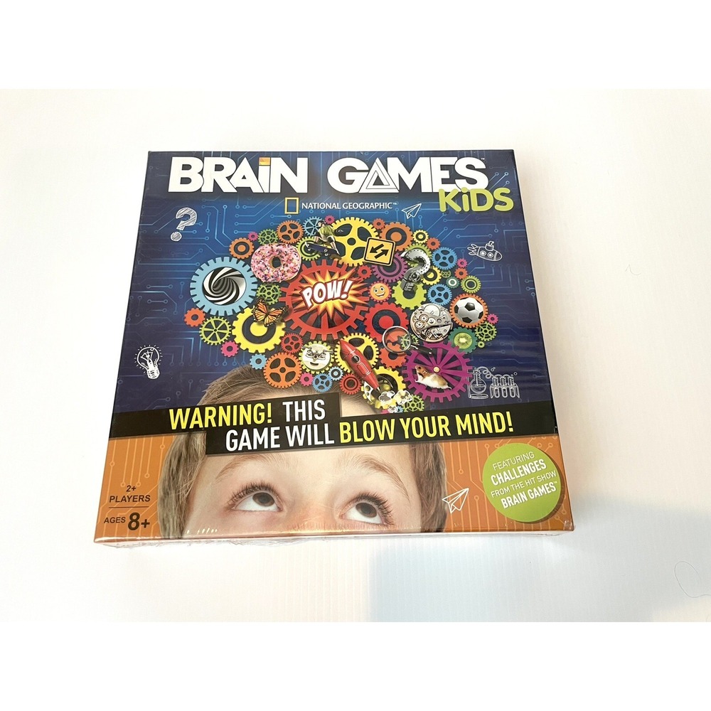 BRAIN GAMES KIDS - Warning This Game Will Blow Your Mind New Sealed